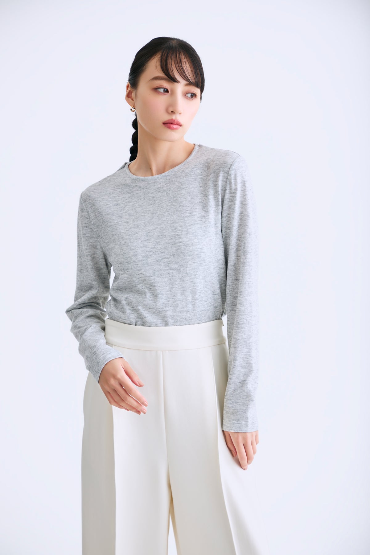 Secret ribbon knit（Gray）