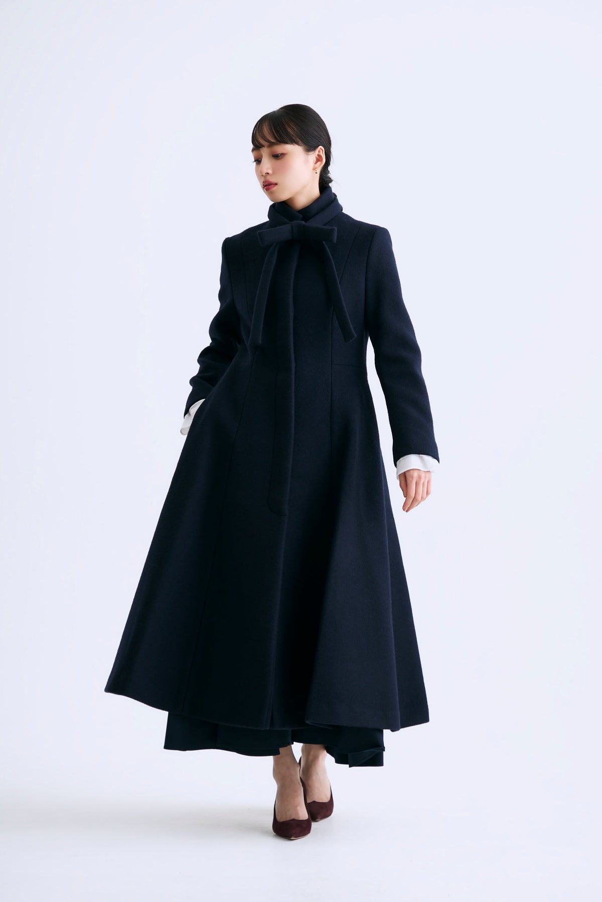 Aurora coat（Navy）