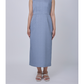 Everywhere jacquard dress (Blue gray)