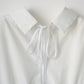 Audire ruffle sleeve blouse (White)