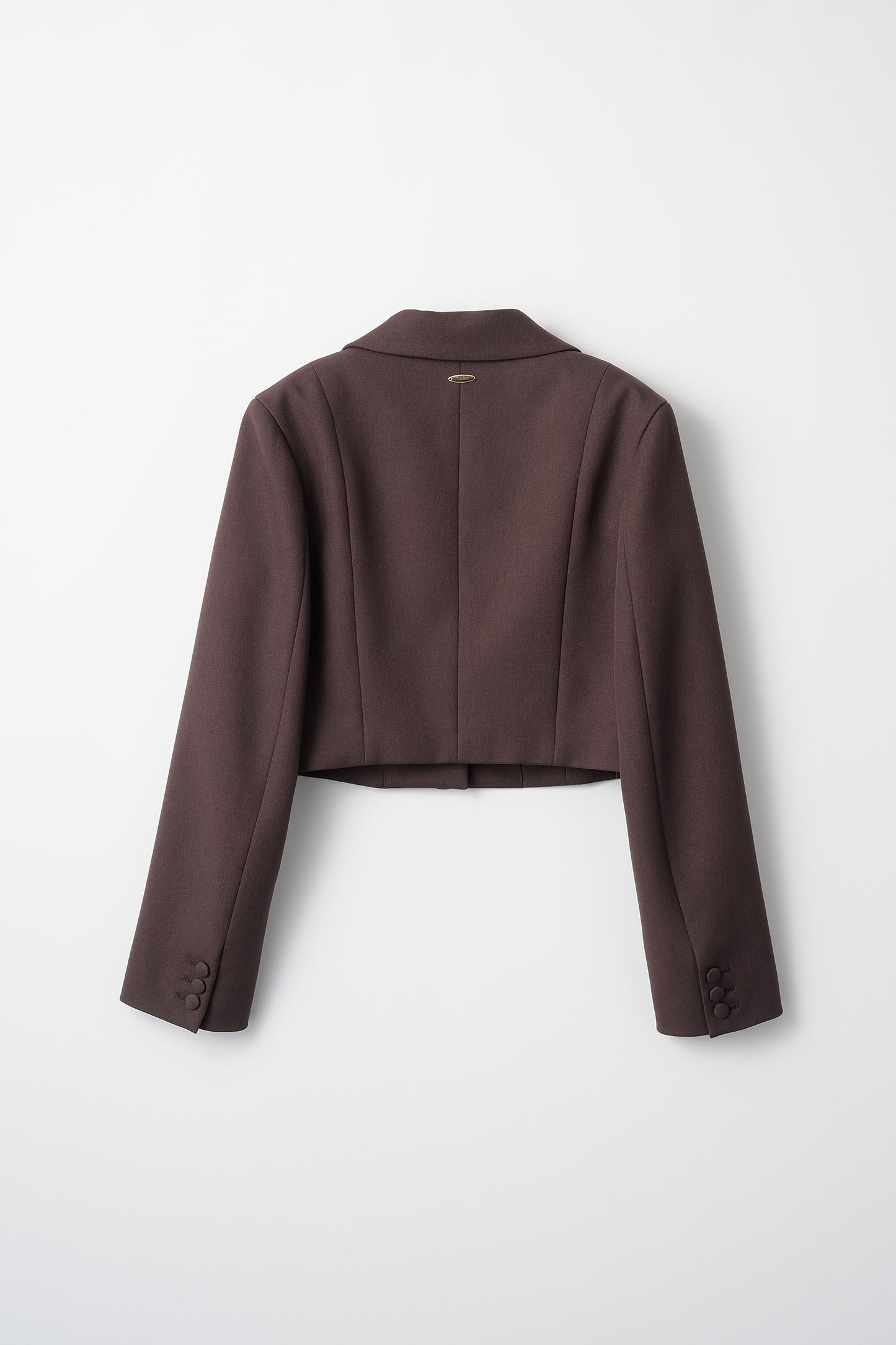 Noble short jacket (Dark brown)