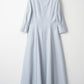 Catherine flare dress (Blue gray)