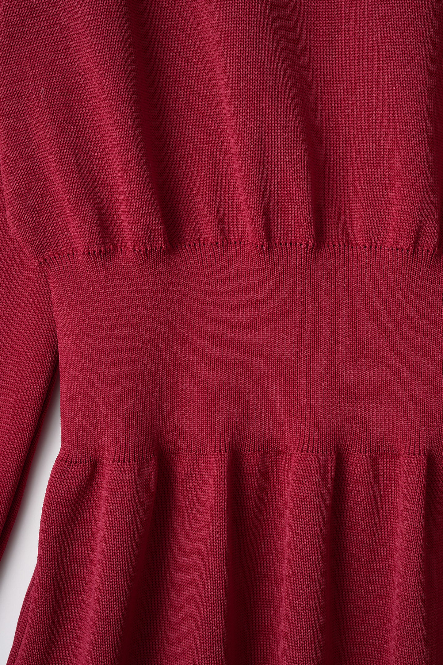 Elastic knit dress (Bordeaux)