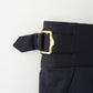 Belted wide pants (Dark navy)