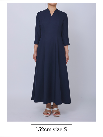 Catherine flare dress (Navy)