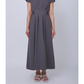 Waist tuck dress (Dark gray)