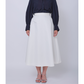 Grosgrain circular skirt(Navy)