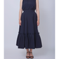 Origami tiered skirt (Navy)