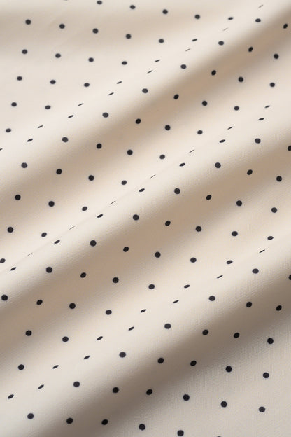 After hours halter-neck dress　(Estella.K×Audire)（White.dot）