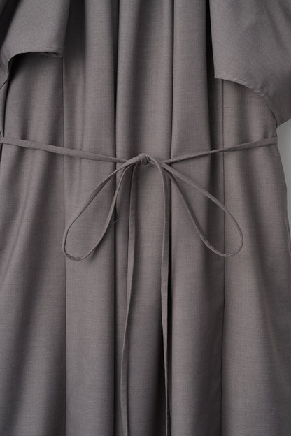 After hours halter-neck dress　(Estella.K×Audire)（Greige）