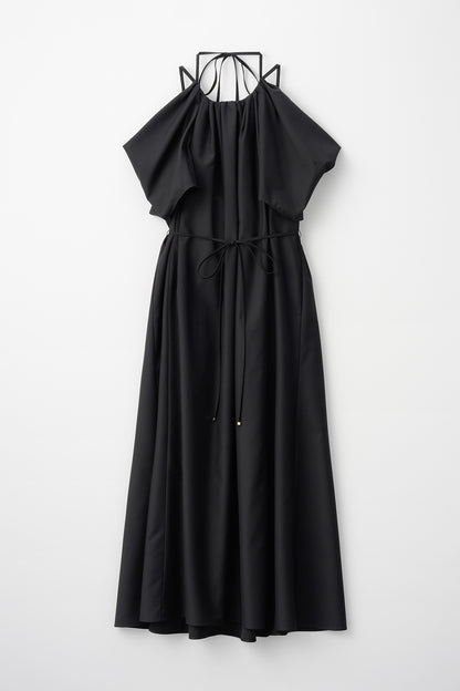 After hours halter-neck dress　(Estella.K×Audire)（Black）