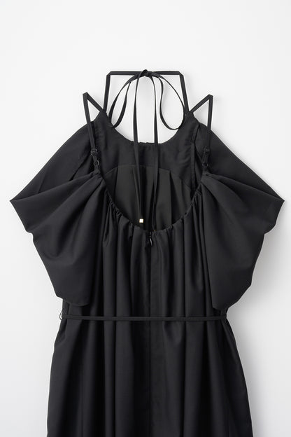 After hours halter-neck dress　(Estella.K×Audire)（Black）