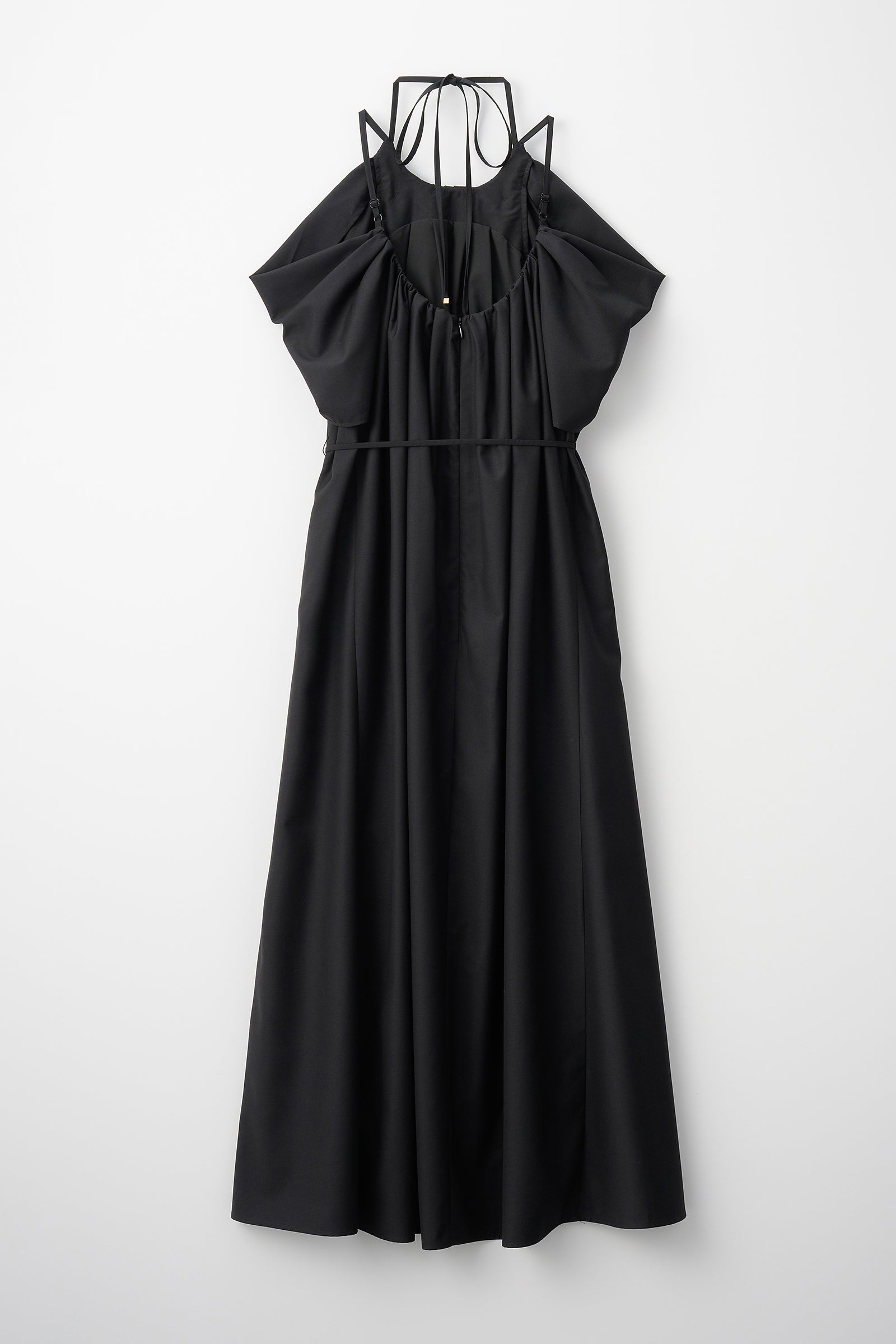 After hours halter-neck dress (Estella.K×Audire)（Black）