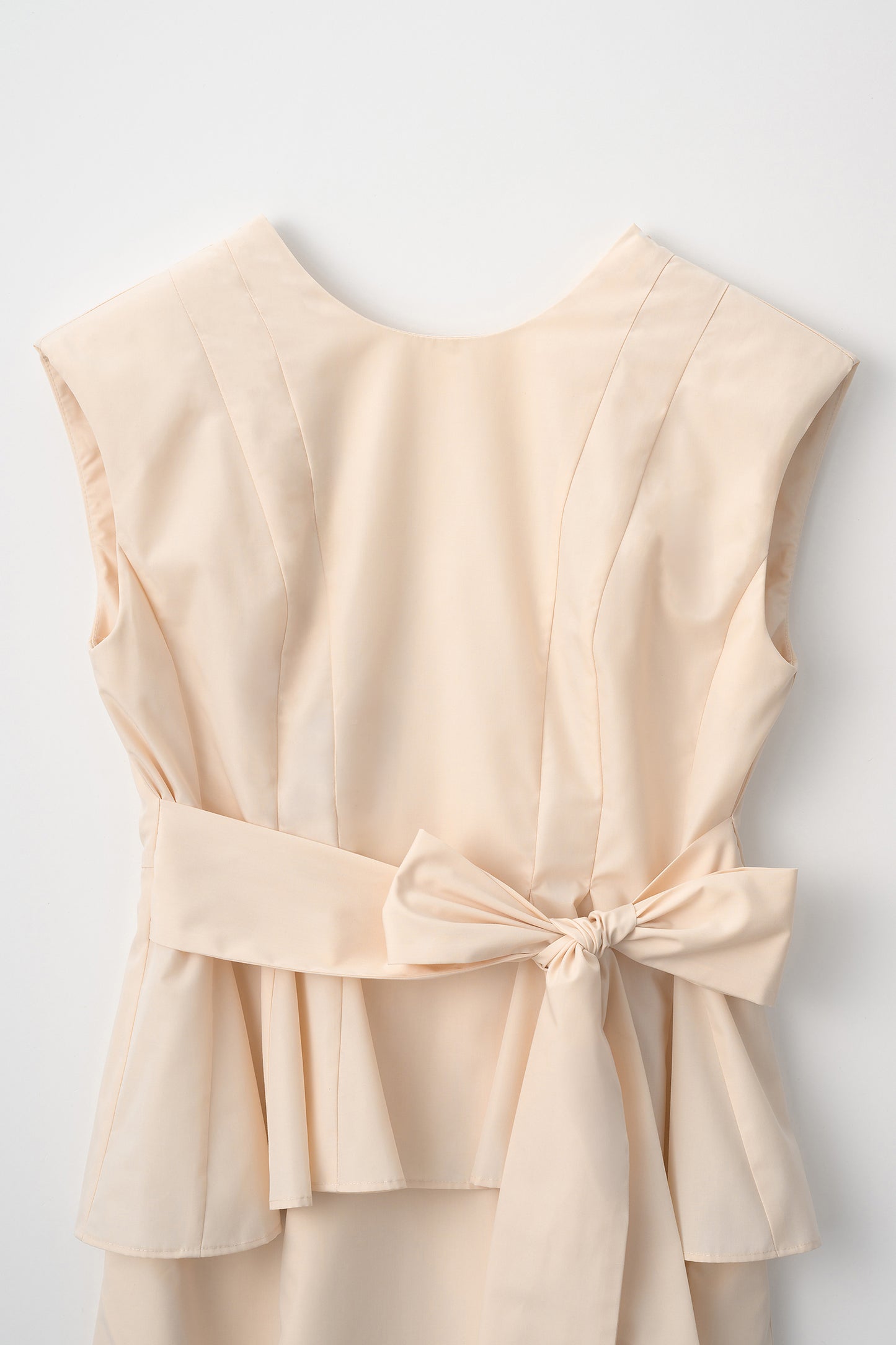 Staycation peplum dress　(Estella.K×Audire) （Ivory）