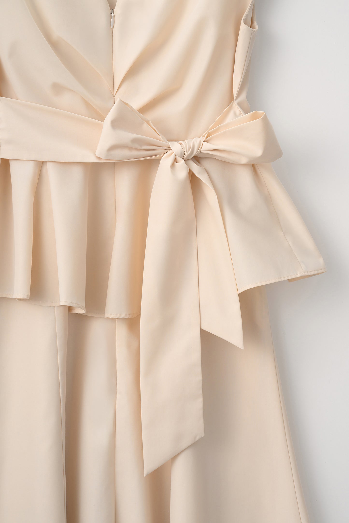 Staycation peplum dress　(Estella.K×Audire) （Ivory）