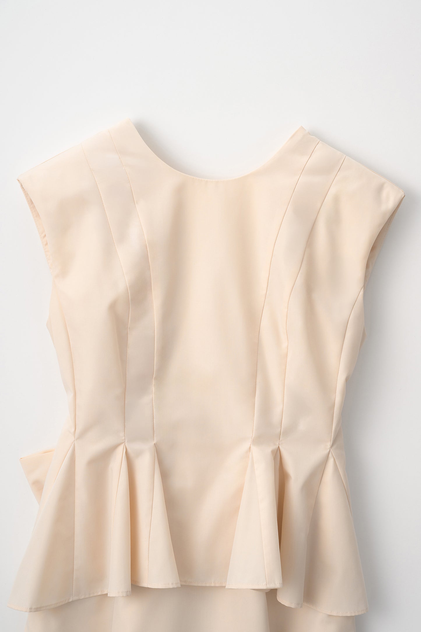 Staycation peplum dress　(Estella.K×Audire) （Ivory）
