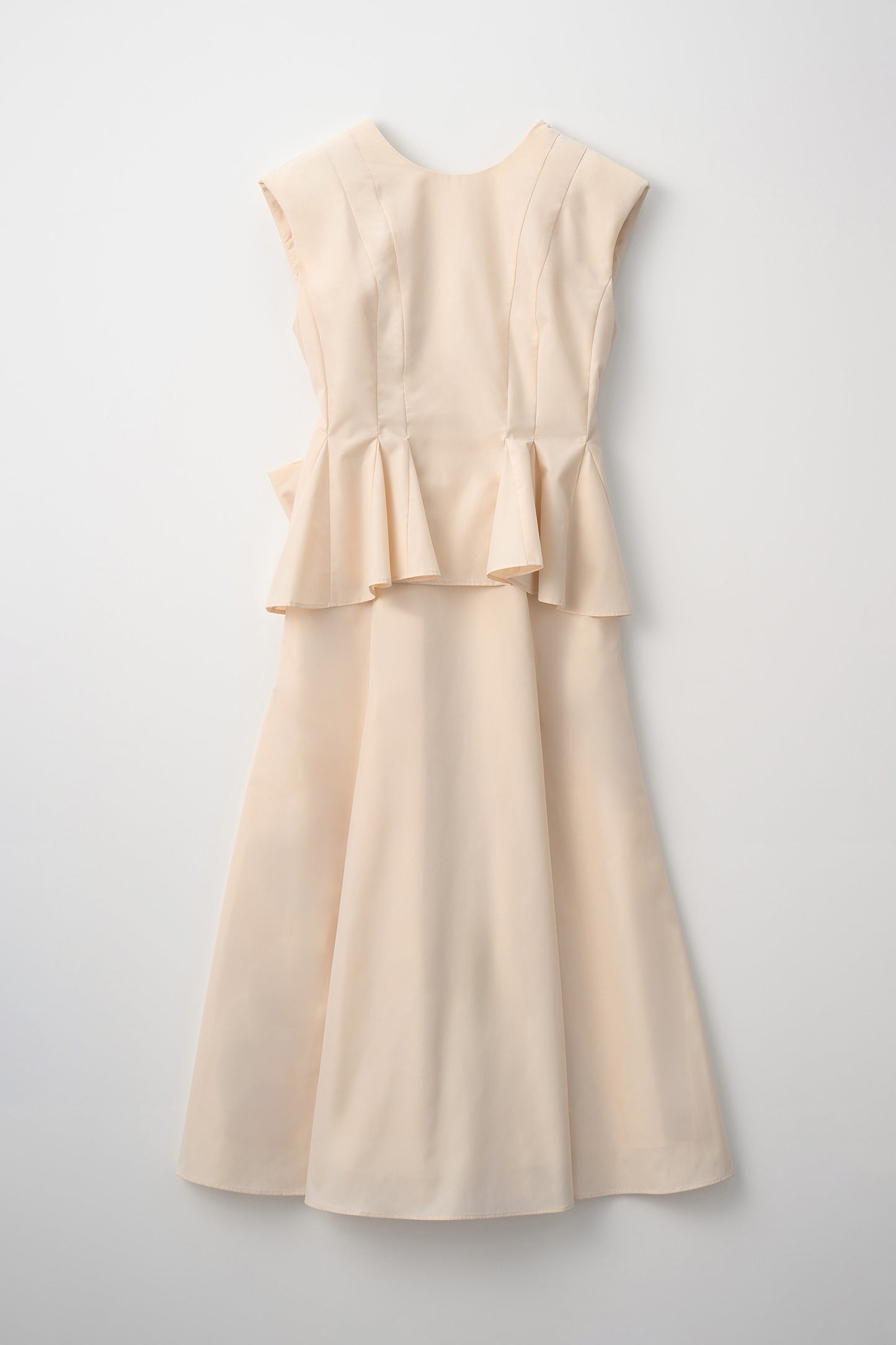 Staycation peplum dress　(Estella.K×Audire) （Ivory）