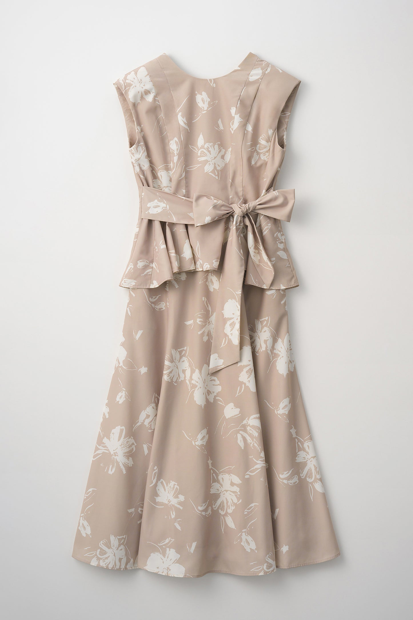 Staycation peplum dress　(Estella.K×Audire)（Flower.pt）