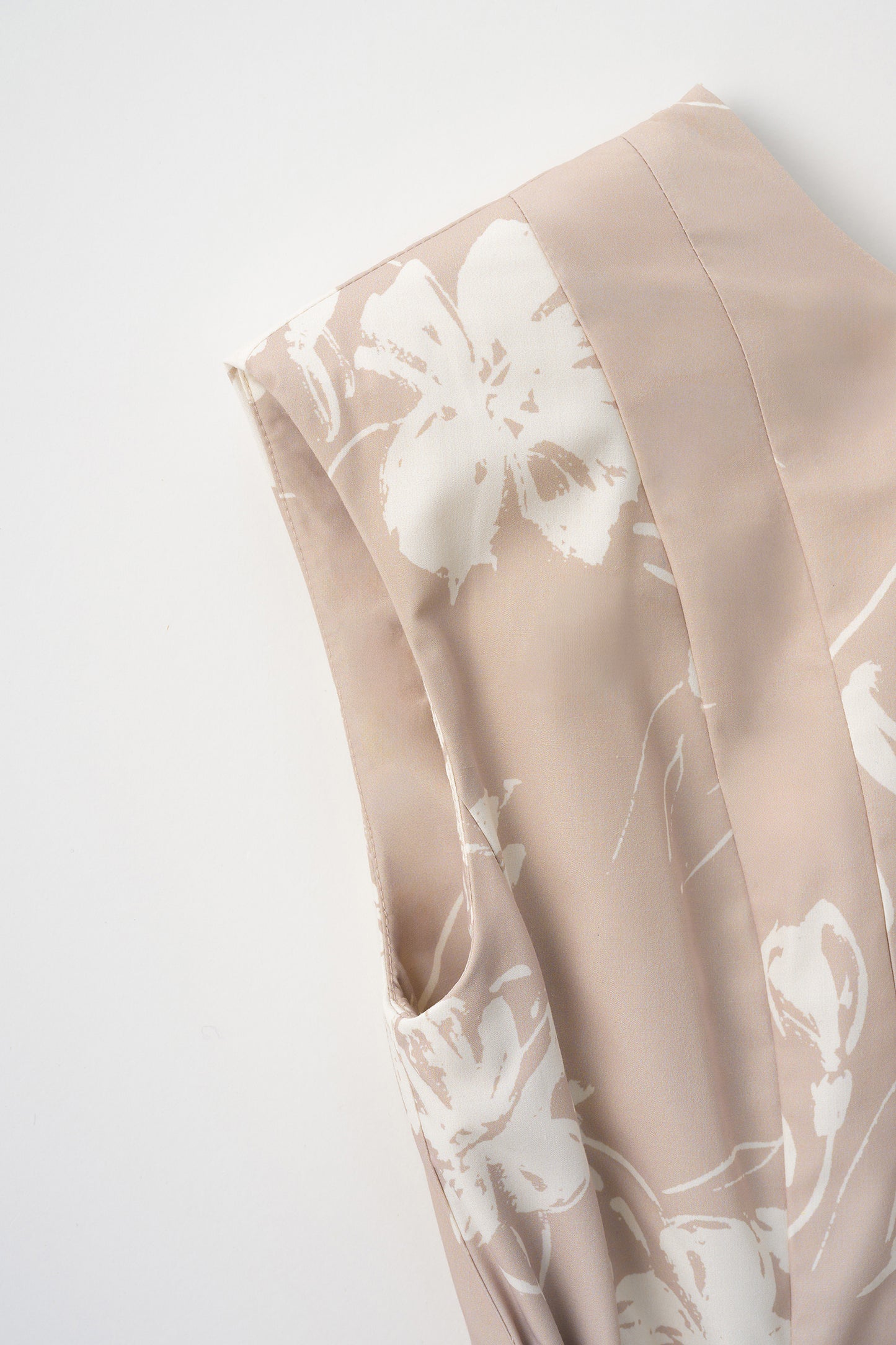 Staycation peplum dress　(Estella.K×Audire)（Flower.pt）