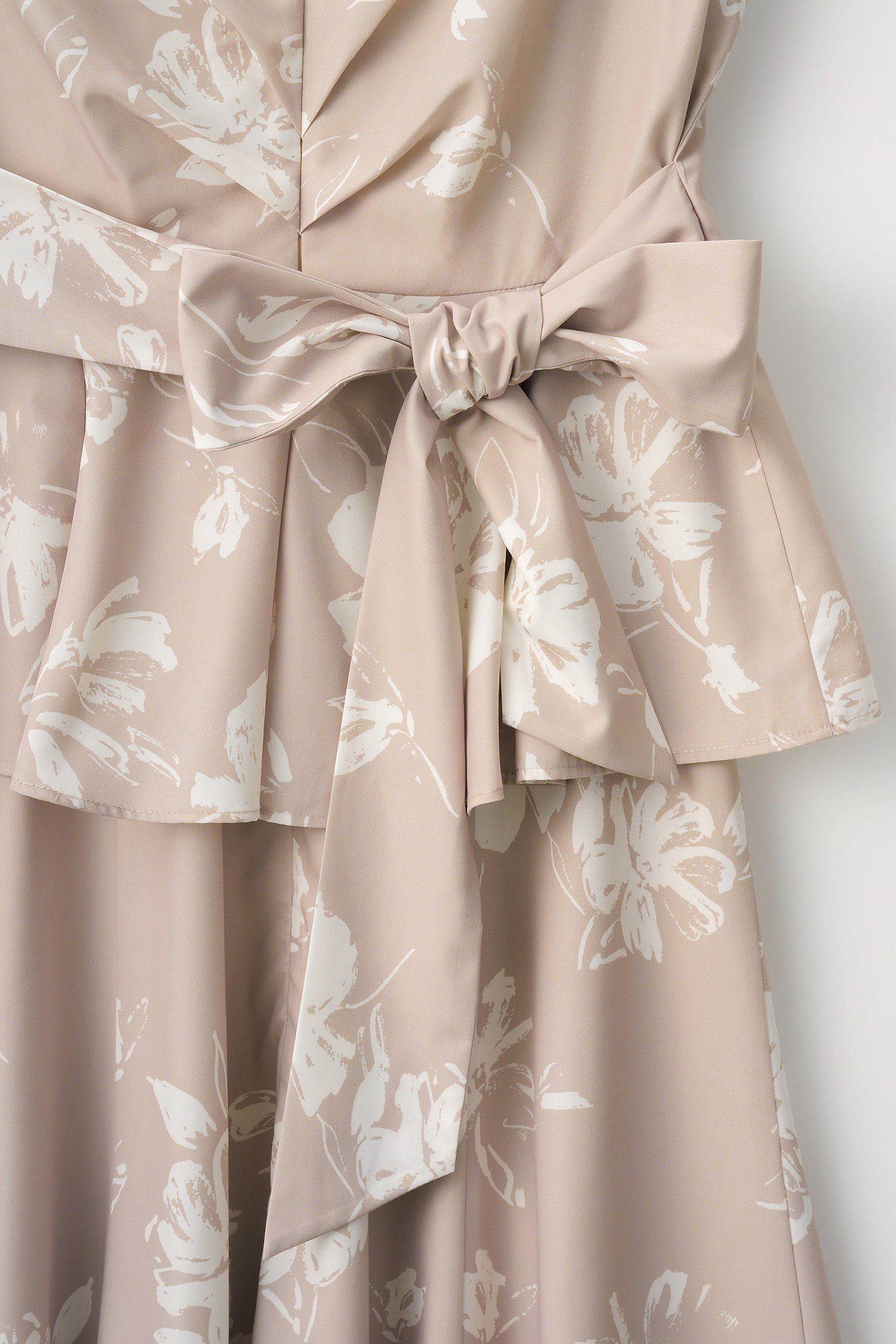 Staycation peplum dress　(Estella.K×Audire)（Flower.pt）