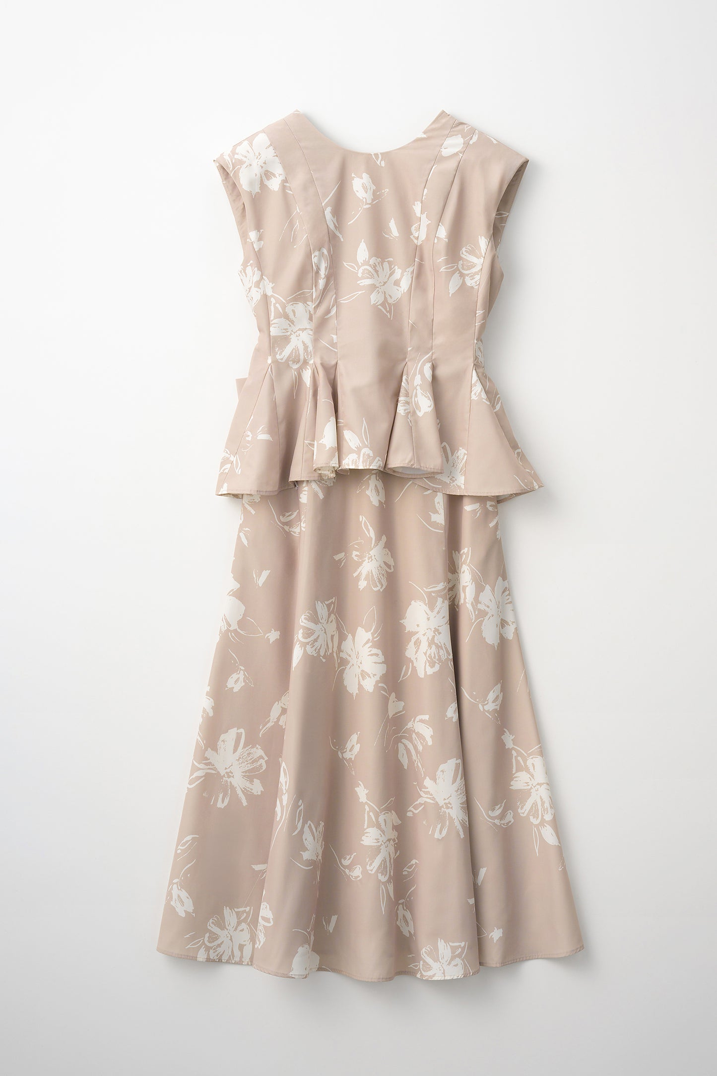 Staycation peplum dress　(Estella.K×Audire)（Flower.pt）