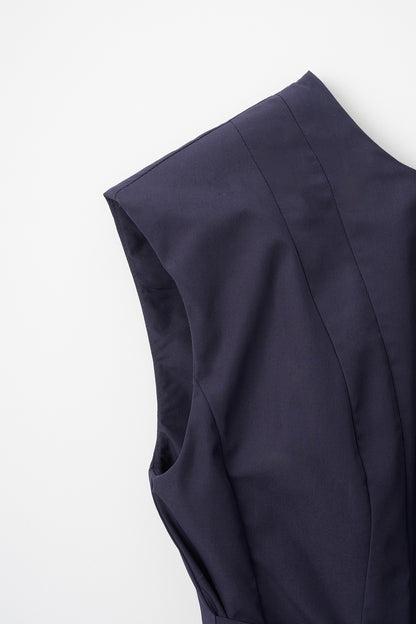 Staycation peplum dress　(Estella.K×Audire)