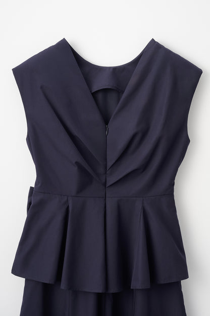 Staycation peplum dress　(Estella.K×Audire)