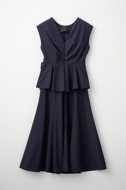 Staycation peplum dress　(Estella.K×Audire)