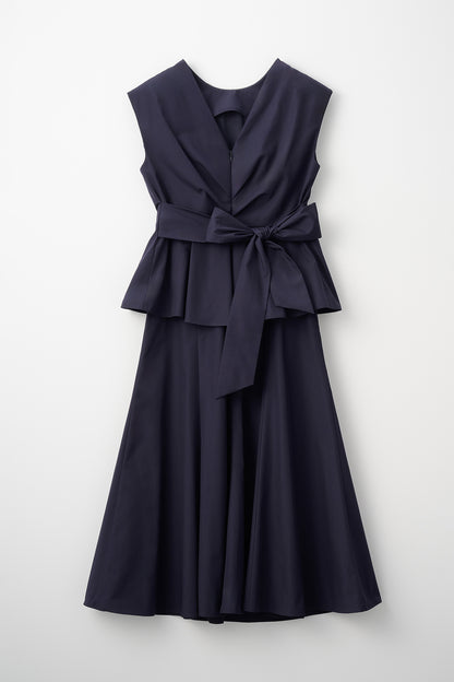 Staycation peplum dress　(Estella.K×Audire)