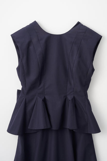 Staycation peplum dress　(Estella.K×Audire)