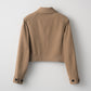 Gentle blouson (Camel)