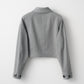 Gentle blouson (Light gray)