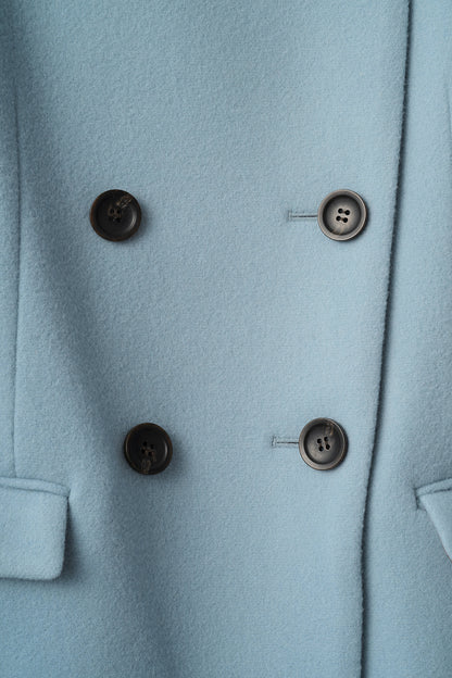 Audire melton coat (Ice blue)