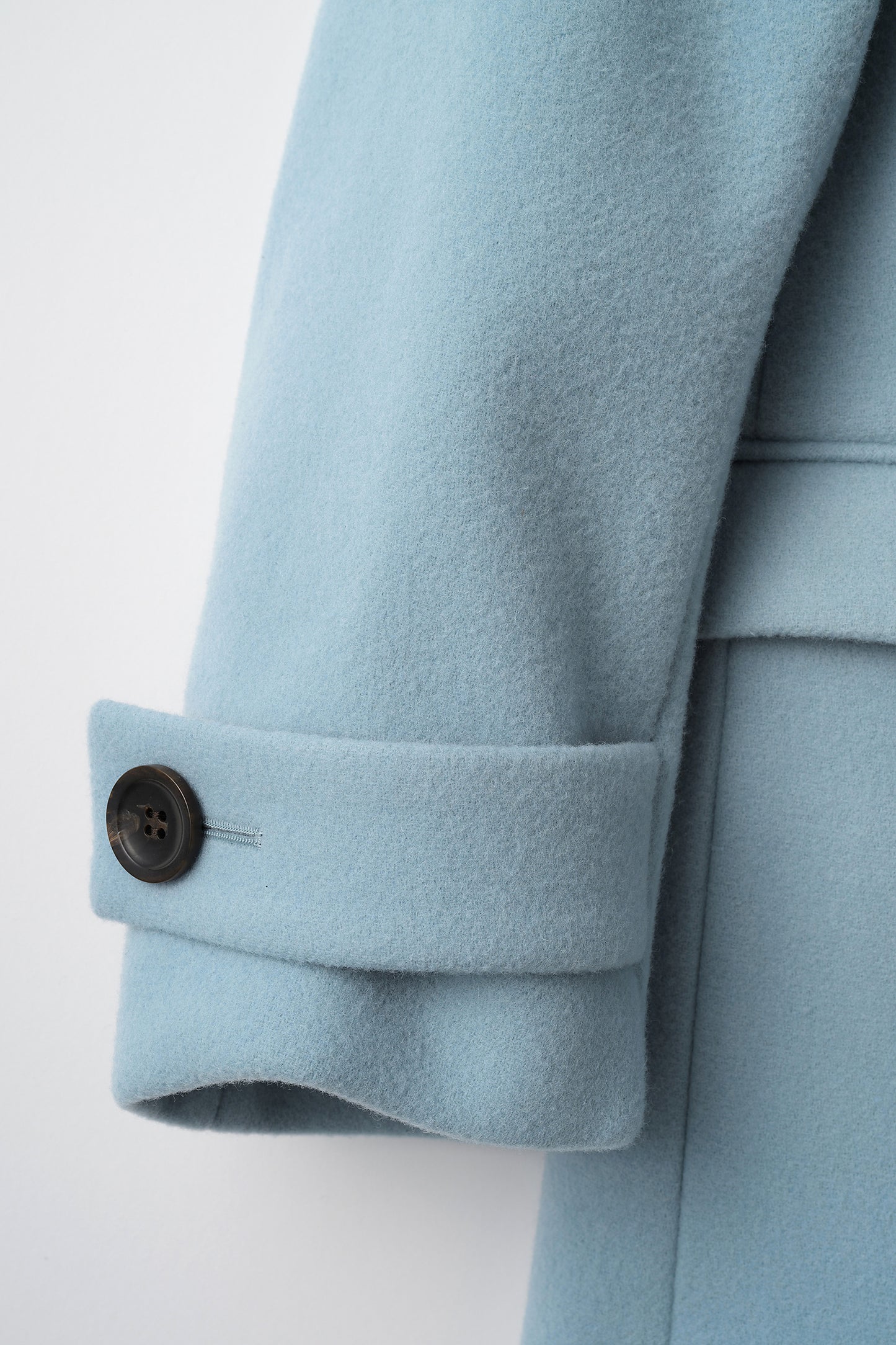 Audire melton coat (Ice blue)