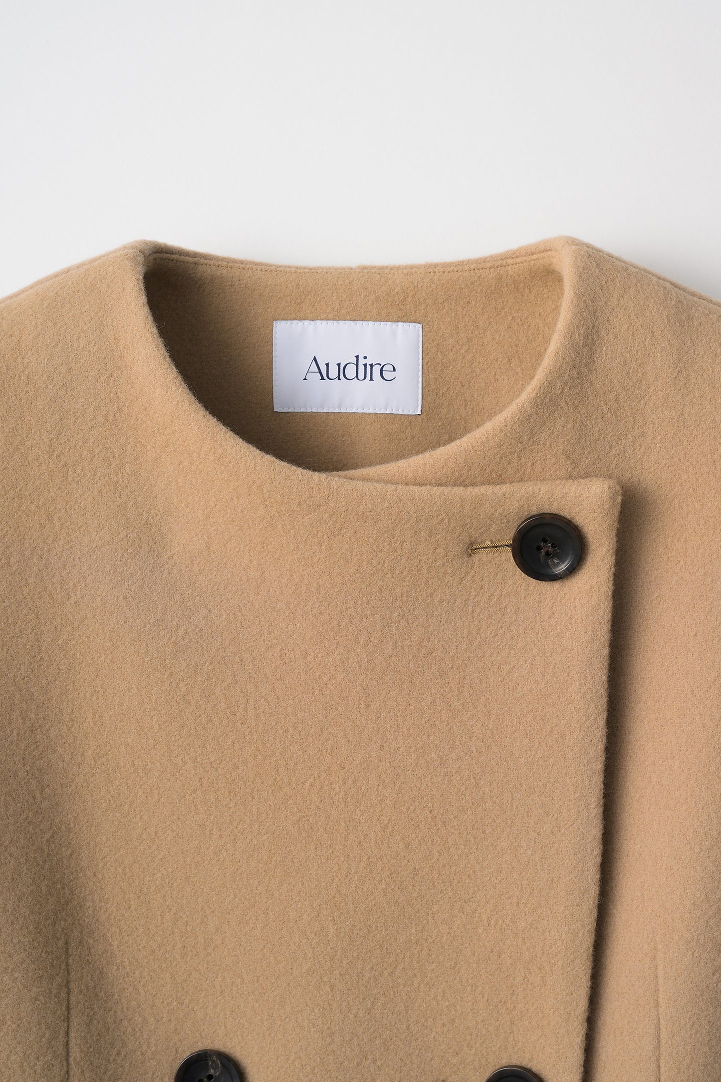 Audire melton coat (Camel)