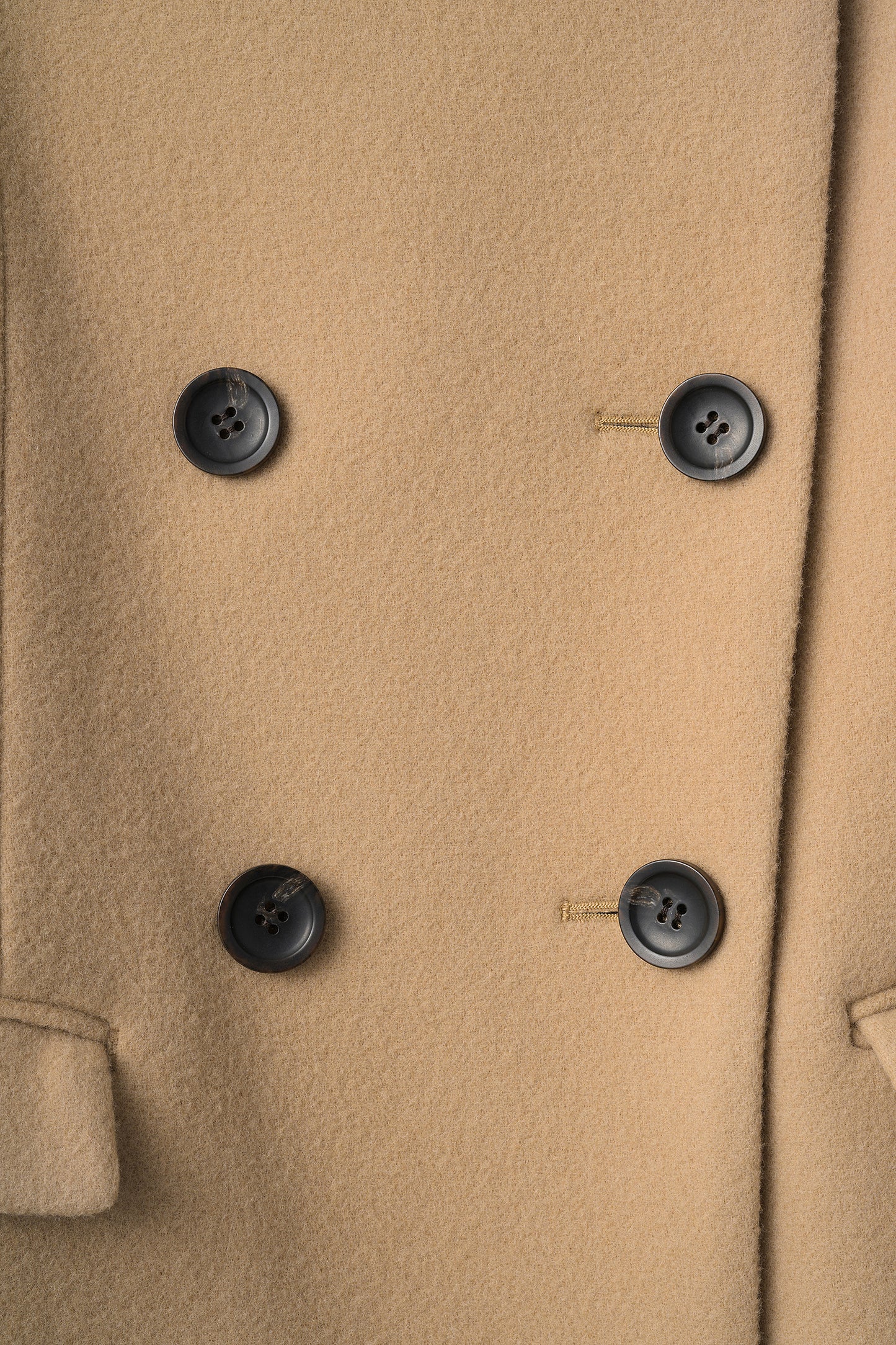 Audire melton coat (Camel)