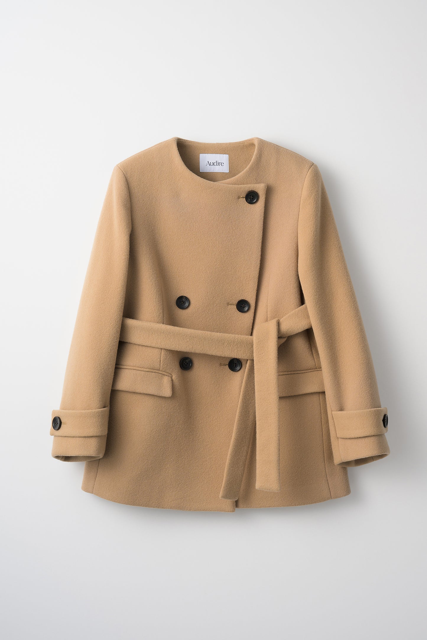 Audire melton coat (Camel)