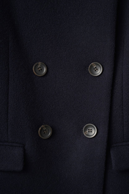 Audire melton coat (Dark navy)