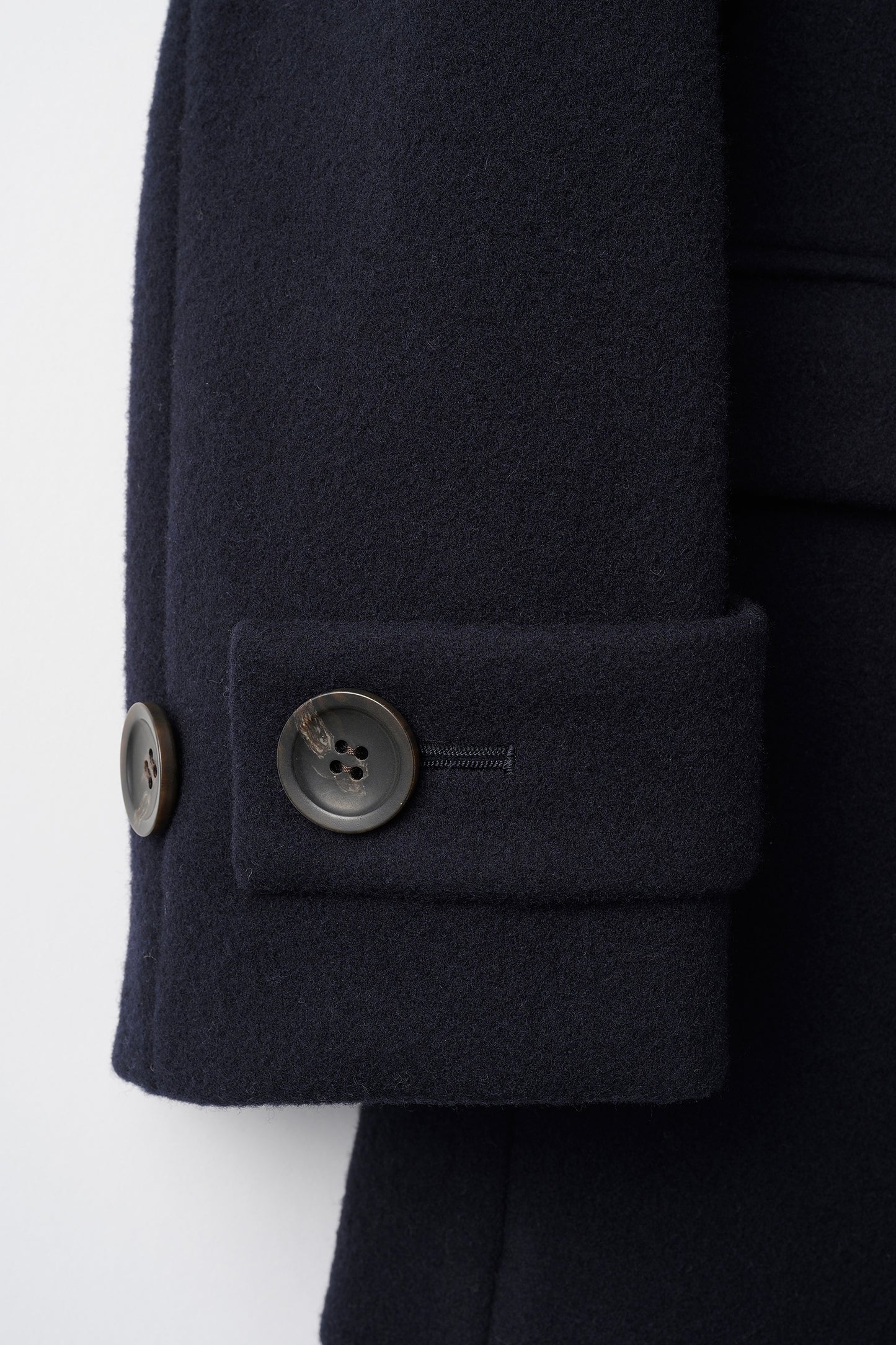 Audire melton coat (Dark navy)