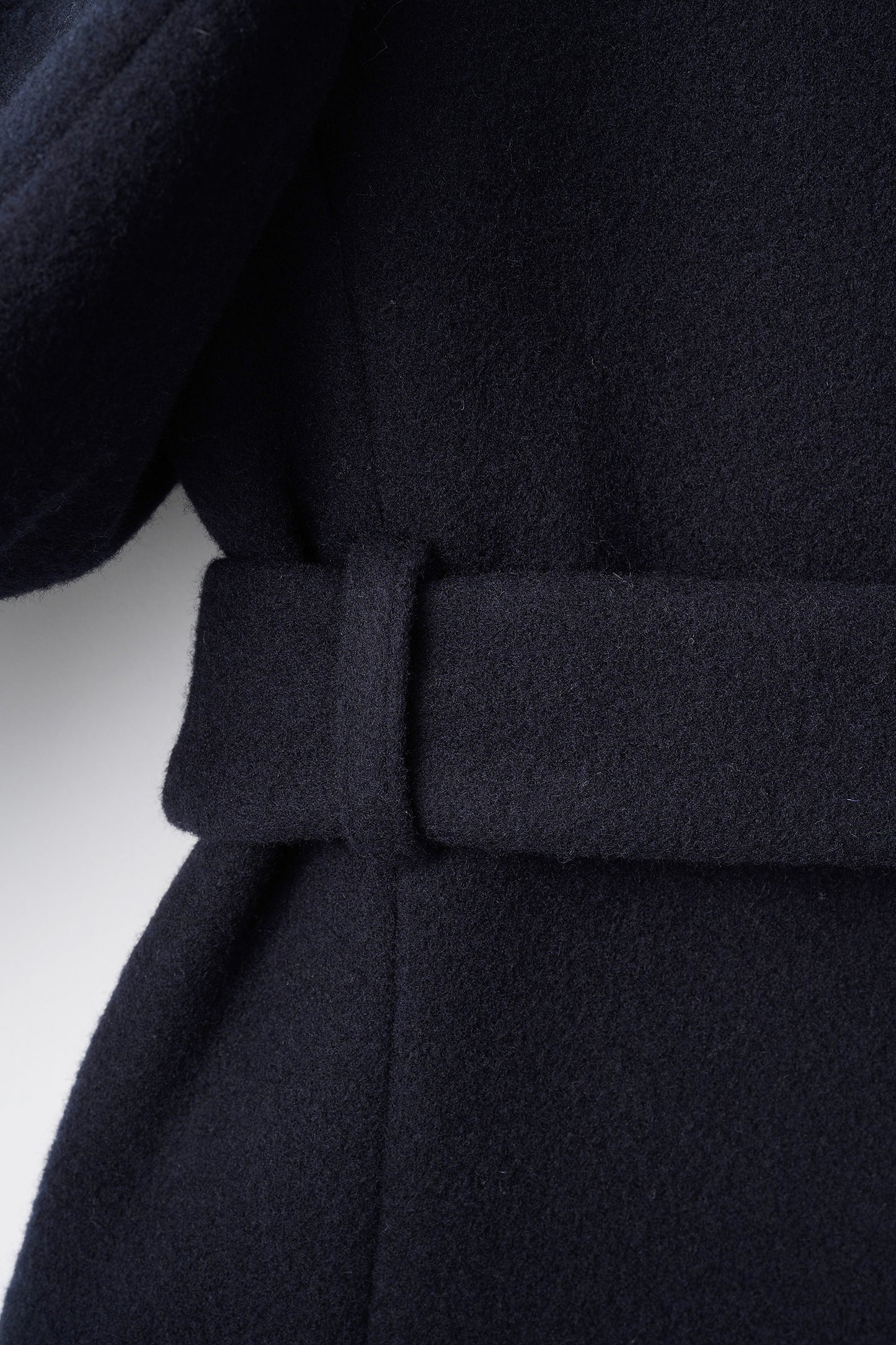 Audire melton coat (Dark navy)