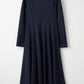 Daily jersey dress (Navy)