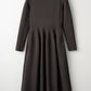 Christina knit dress (Charcoal brown)