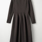 Christina knit dress (Charcoal brown)