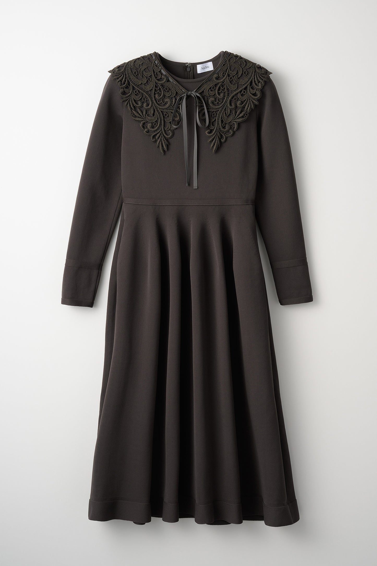 Christina knit dress (Charcoal brown)