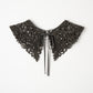 Christina lace collar (Charcoal brown)