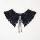 Christina lace collar (Navy)