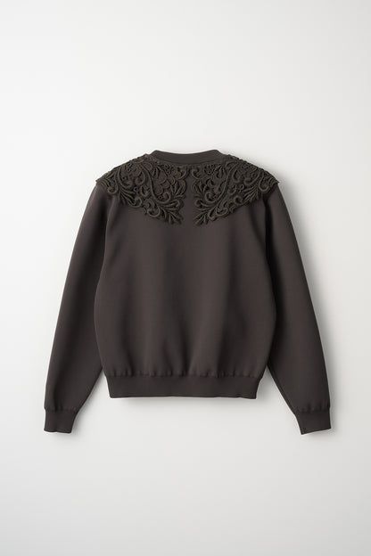 Christina knit PO (Charcoal brown)