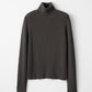 Pleasant rib turtle sweater (Charcoal)