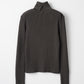 Pleasant rib turtle sweater (Charcoal)