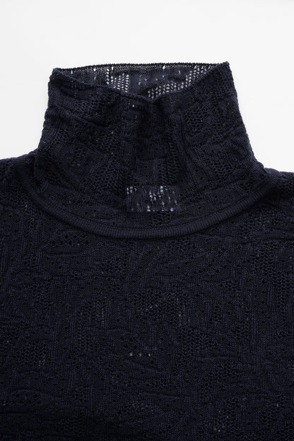 Grace knit tops (Dark navy)